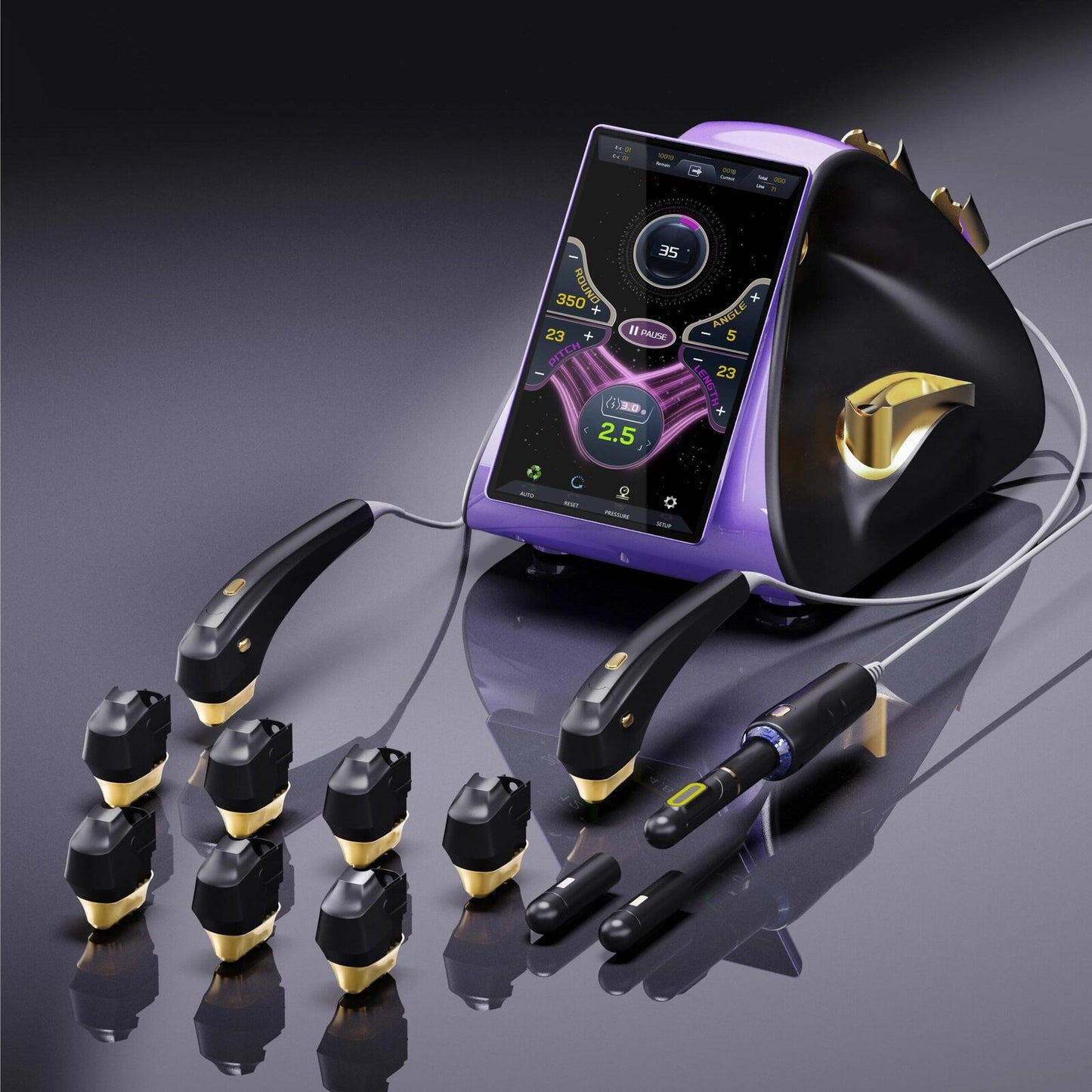 12D MAX PLUS professional beauty machine full system display