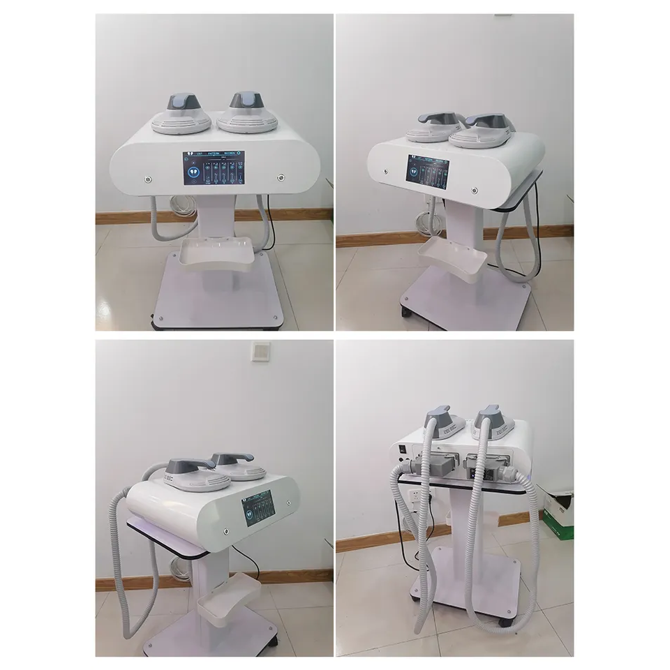 Emslim RF body sculpt machine designed for home use and personal fitness routines
