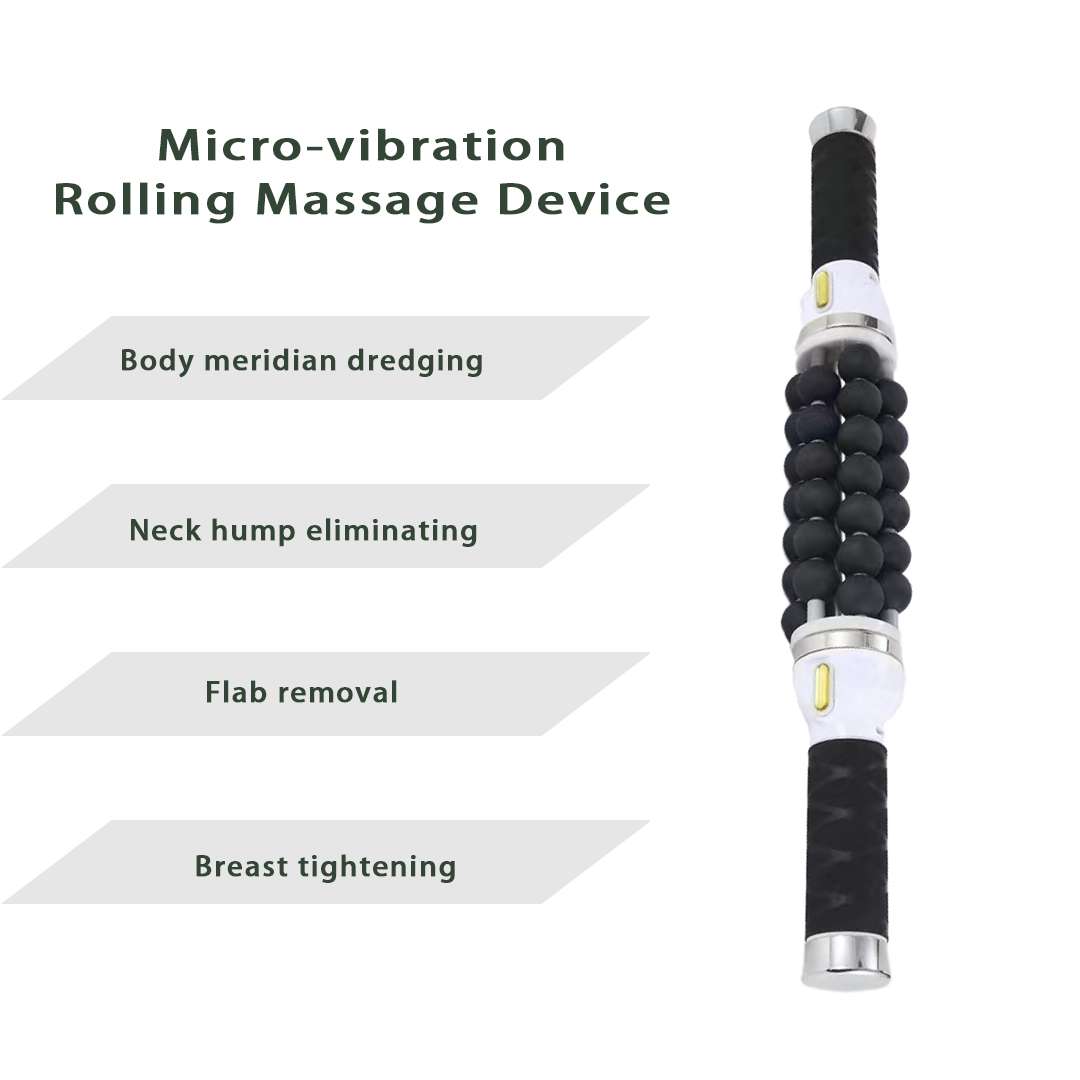 Micro-vibration rolling massage device ergonomic 39-ball body massager
