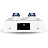 Portable emslim machine with dual handles for EMS body sculpting and muscle toning
