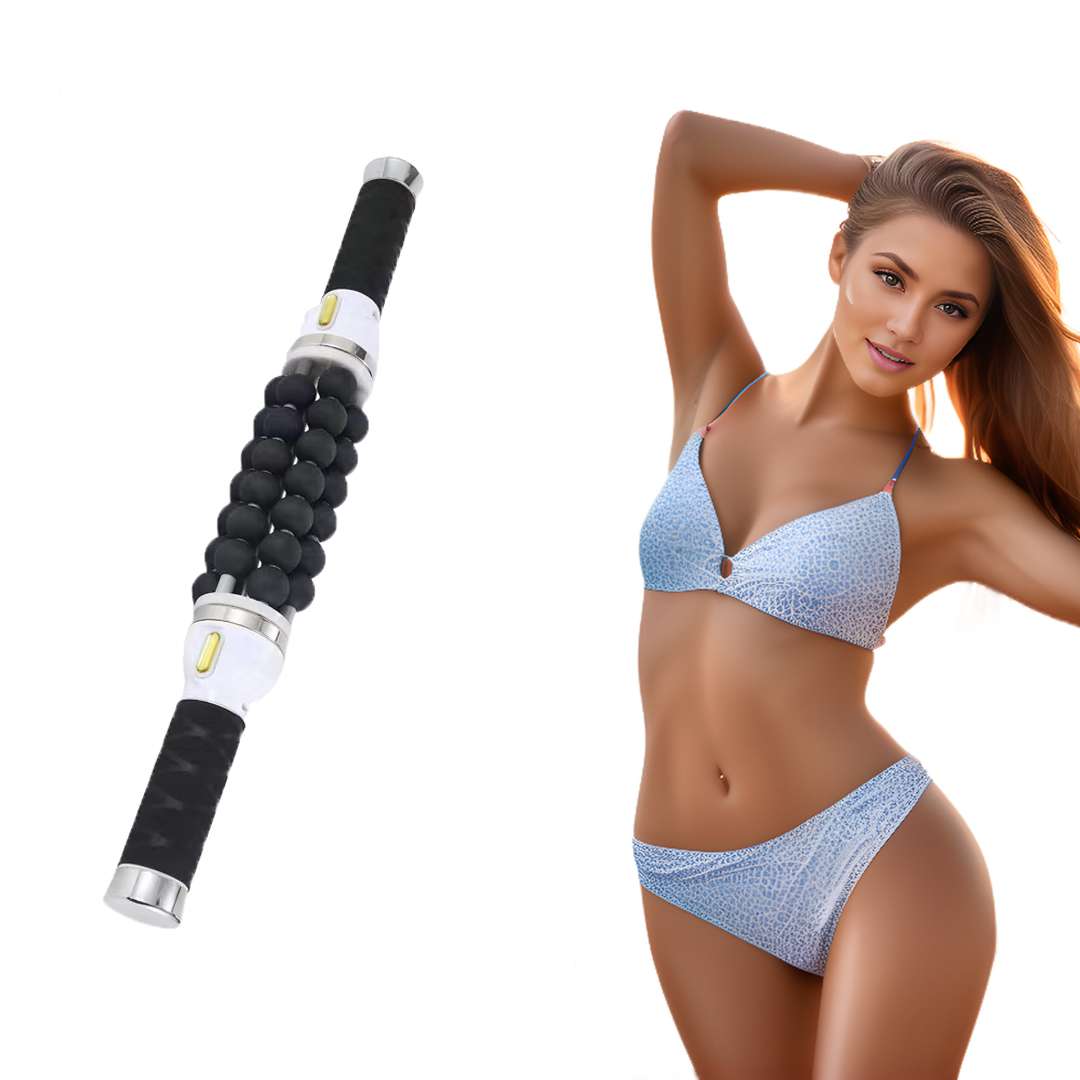 Vibration rolling massager with honeycomb ball design for lymphatic drainage